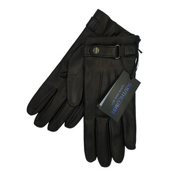 Henstridge. Men's Cashmere Lined Leather Gloves, 2 of 6