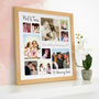 Personalised Silver Wedding Anniversary Photo Collage, thumbnail 3 of 8