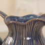 Stainforth Large Blue Ceramic Jug Vase, thumbnail 8 of 11
