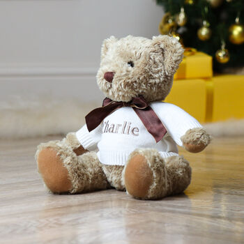 Personalised Keel Sherwood Small Teddy Bear Soft Toy, 2 of 6