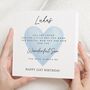 Personalised 21st Birthday Card For Son Blue Heart, thumbnail 1 of 7