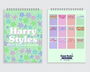 Harry Styles 2025 Lyric Calendar, 3 of 10