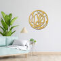 Geometric Love Circle Wood Art Contemporary Wall Decor, thumbnail 7 of 10