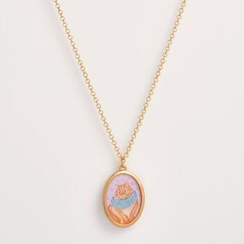 Catherine Rowe Pet Portraits Ginger Pendant Necklace, 2 of 6