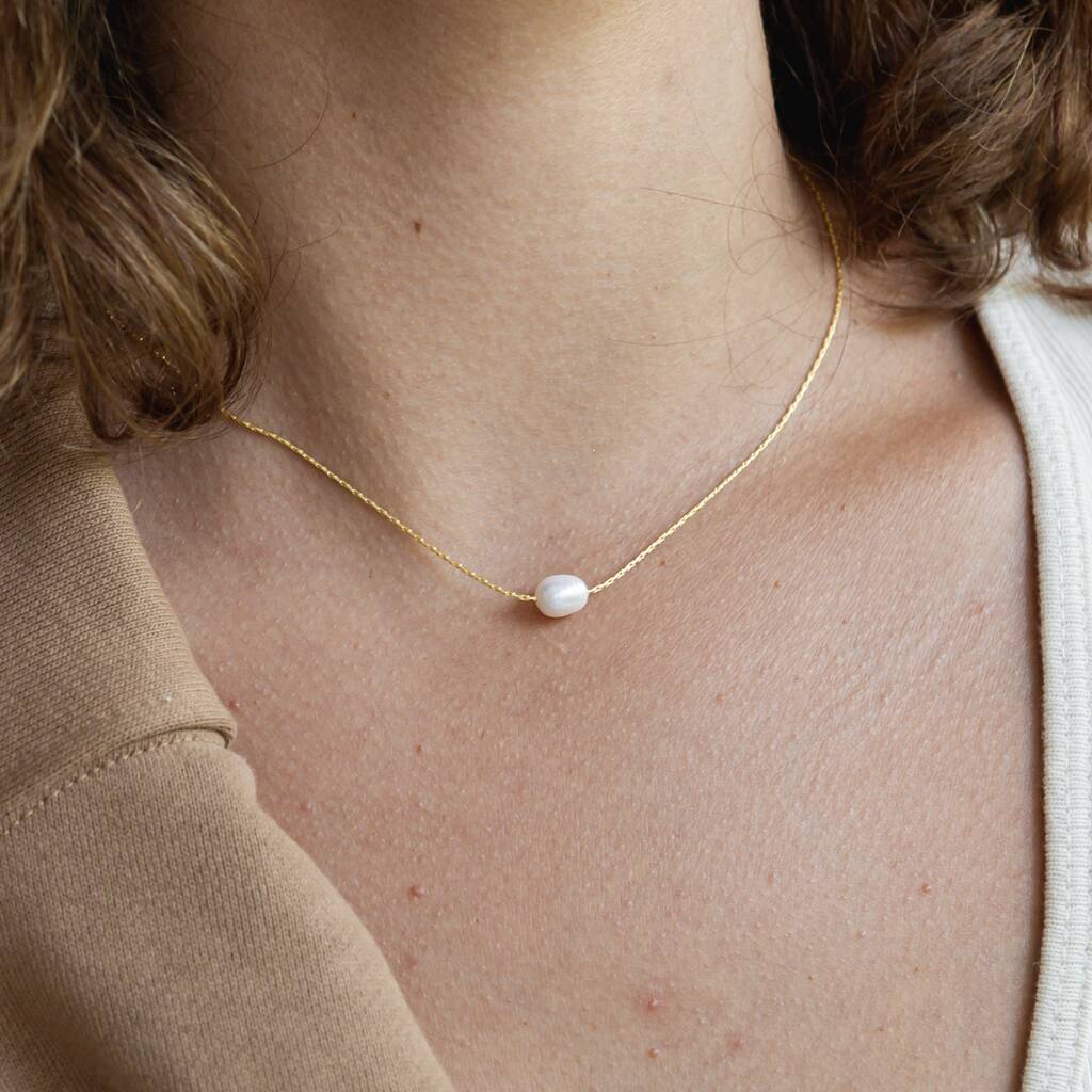 Ana Freshwater Pearl Necklace, 1 of 10