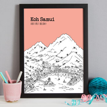 Personalised Koh Samui Print, 9 of 10