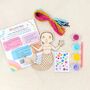 Paint Your Own Mermaid Yarn Craft Kit, thumbnail 1 of 5