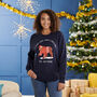 Personalised Cotton Bear Family Adult Christmas Jumper, thumbnail 3 of 6