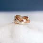9ct Gold 4mm Russian Wedding Ring, thumbnail 3 of 3