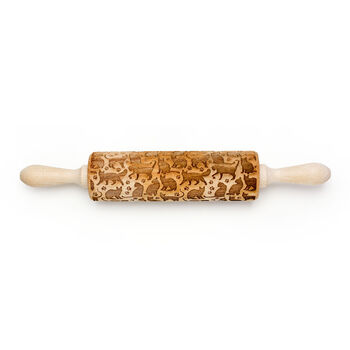 Cats Two Embossing Rolling Pin, 2 of 4