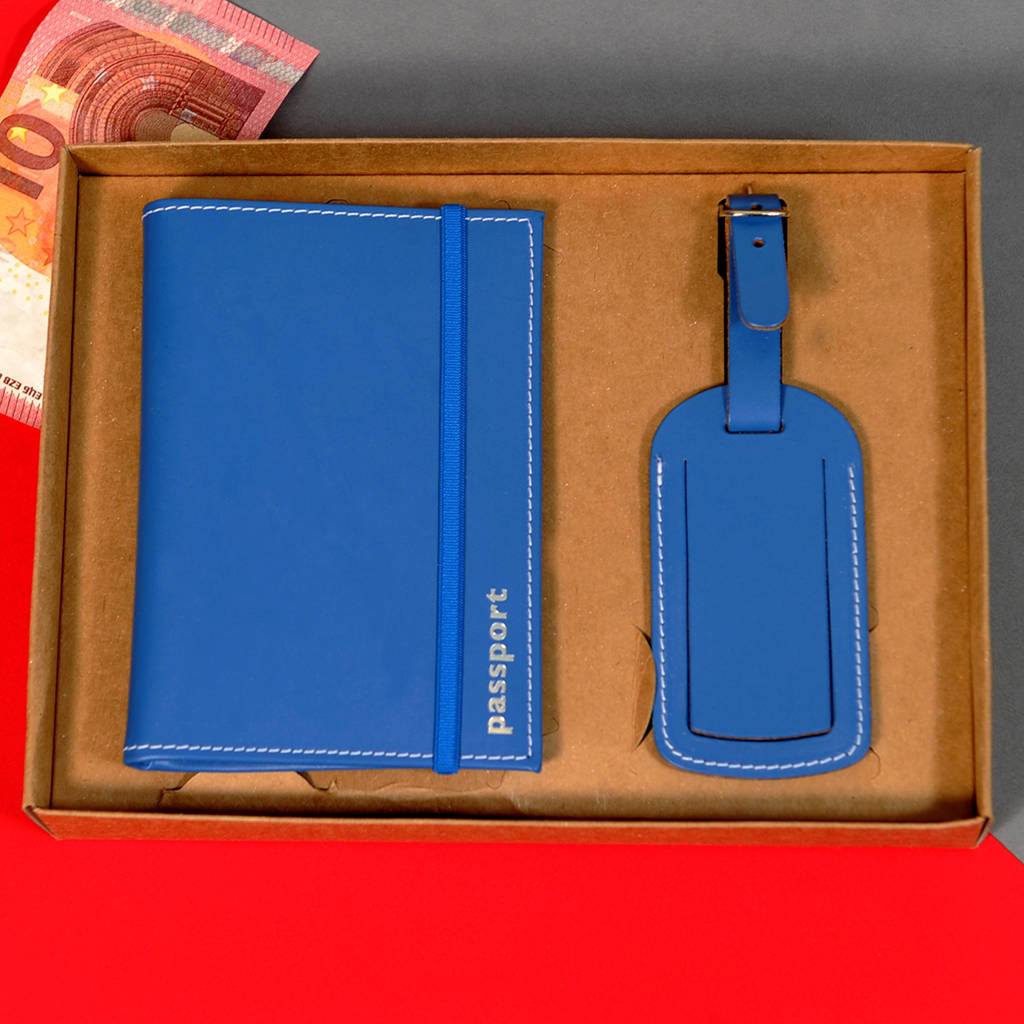 Passport Holder With Matching Tag