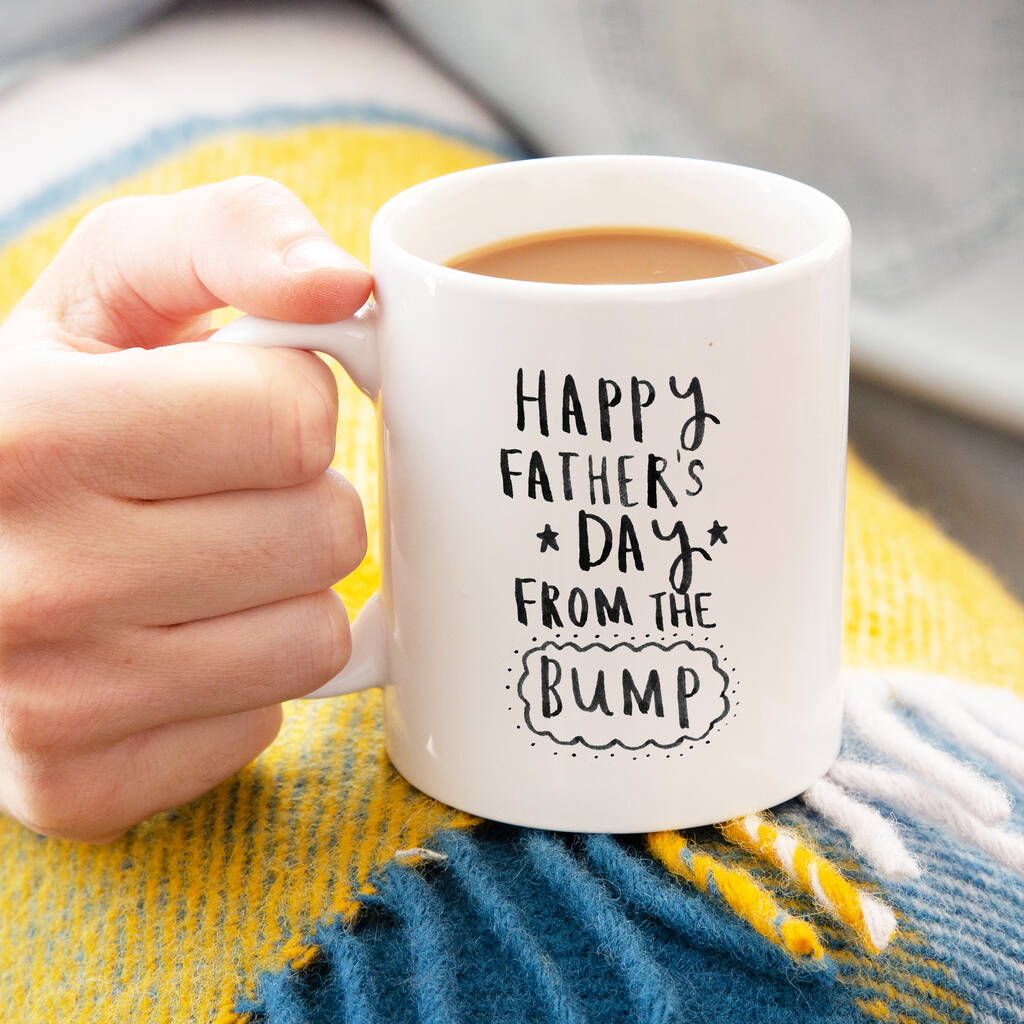 'Happy Father's Day From The Bump' Mug, 1 of 10