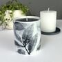 Personalised Candle In Leaf Printed Pot, thumbnail 3 of 5