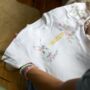 Woodland Bunny Rabbit T Shirt, Personalised With Name, thumbnail 2 of 4