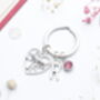 Personalised Sweet Sixteen 16th Birthday Girl Keyring Sixteenth Present, thumbnail 2 of 9