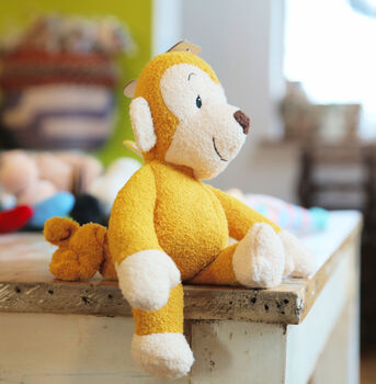 Monkey Squeaker Plush Toy, 2 of 3