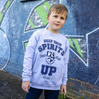 Keep Your Spirits Up Boys' Graphic Sweatshirt, 2 of 5