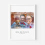 Personalised Wedding Portrait Print Gift, thumbnail 4 of 6