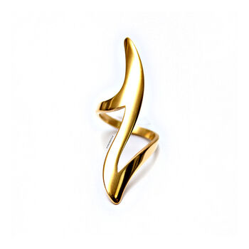 Aurora Gold Plated Statement Ring, 5 of 8