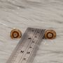 Brown Druzy Agate Silver Stud Earrings, thumbnail 6 of 6