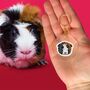 Personalised Guinea Pig Face Portrait Keyring, thumbnail 7 of 11
