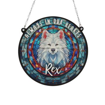 Samoyed Memorial Suncatcher, 2 of 6