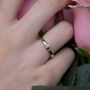 Handmade Solid Rose Gold Pebble Ring, thumbnail 2 of 4