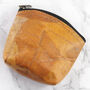 Vegan Leaf Leather Coin Purse, thumbnail 1 of 7