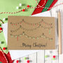 Christmas Bauble Card, Traditional Festive Card, thumbnail 1 of 3