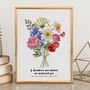 Birth Flower If Grandmas Were Flowers Print, thumbnail 1 of 10