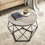 Set Of Two Round Coffee Tables Modern Steel Frame, thumbnail 6 of 12