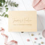 Personalised Couples Wedding Box, thumbnail 1 of 9