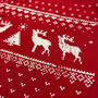 Womens Christmas Reindeer Glow In The Dark Tshirt, thumbnail 7 of 9