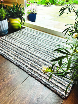 My Mat Washable Cotton Mat My Portland Stripe, 8 of 8