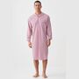 Men's 'St James Red' Pinstripe Crisp Cotton Nightshirt, thumbnail 1 of 4