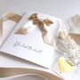 Personalised Wedding Card Bow Tied The Knot, thumbnail 3 of 3