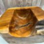 Hand Carved Driftwood Single Wine Bottle Holder Gift, thumbnail 3 of 9