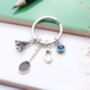 Badminton Personalised Keyring Shuttlecock And Racket, thumbnail 5 of 9