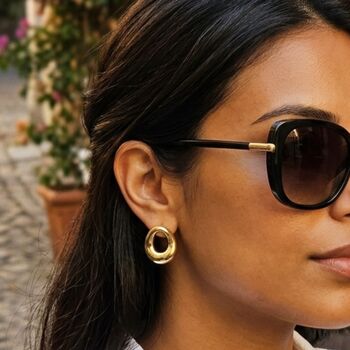 Geometric Circle Stud Earrings, 3 of 9