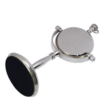 Personalised 19th Anniversary Silver Colour Desk Clock, 2 of 12