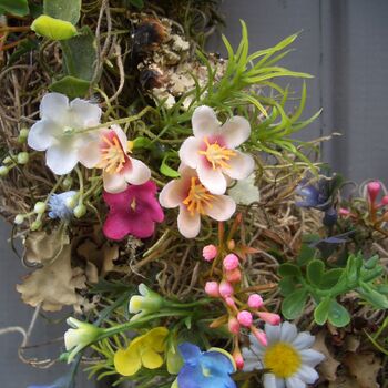 Spring Summer Wildflower Meadow Wreath, 4 of 6