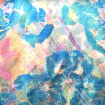 Large 'Summer Breeze' Pure Silk Scarf, 2 of 3