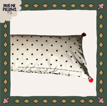 'Reserved For The Queen' Super Soft Bolster Pillow, 5 of 5