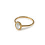 Aquamarine Ring In 14k Gold Vermeil Plated, thumbnail 2 of 10