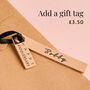 Personalised ‘Shhh…’ Leather Bookmark With Photo, thumbnail 4 of 4