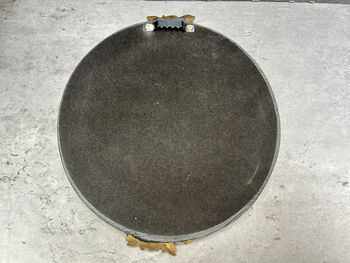 20cm Black And Gold Decorative Wall Mirror – Floral Motif, 9 of 10
