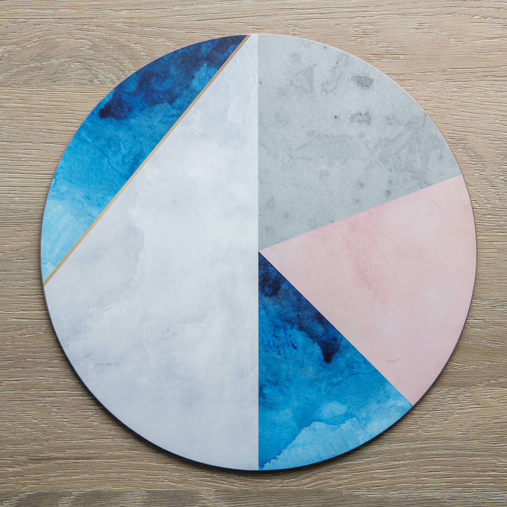 Contemporary Round Placemats, 1 of 2