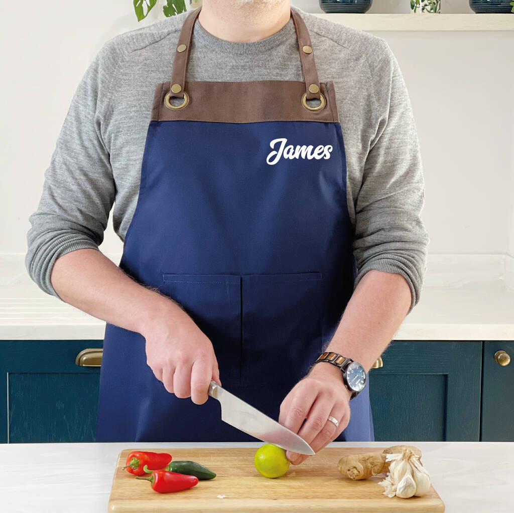 Personalised Artisan Apron With Name By Lovetree Design 