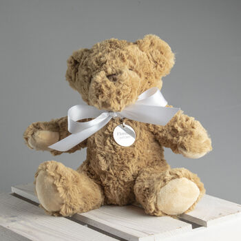 personalised christening bear