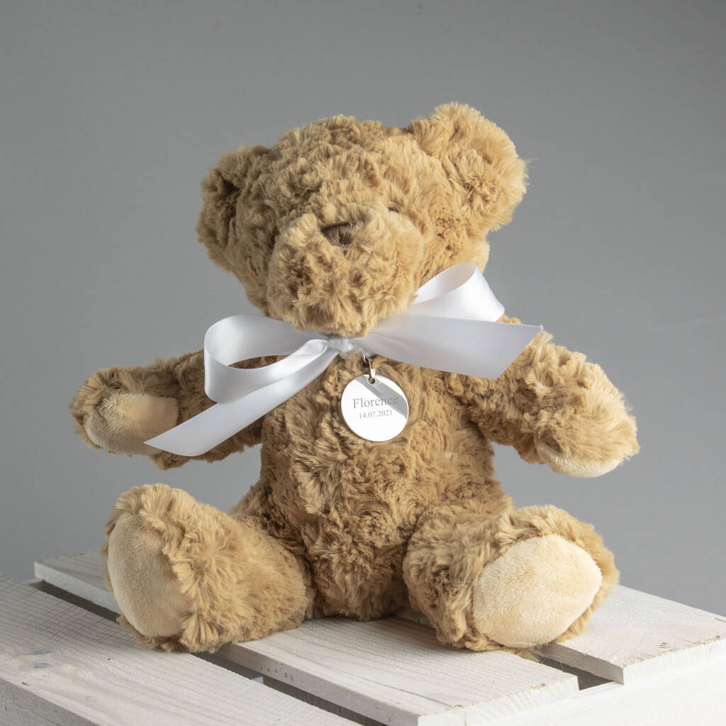 Personalised Bramble Christening Teddy Bear, 1 of 10
